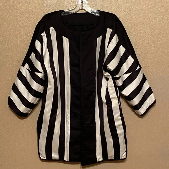 VERY VOLLBRACHT REVERSIBLE WEARABLE ART KIMONO OPEN JACKET W/Matching Shirt M/L - Picture 11 of 13